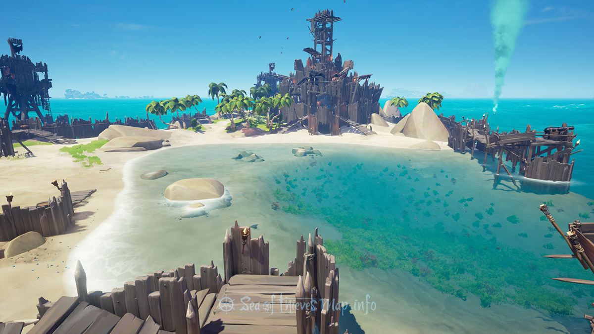 Sea Of Thieves Map - Fort Island - Keel Haul Fort