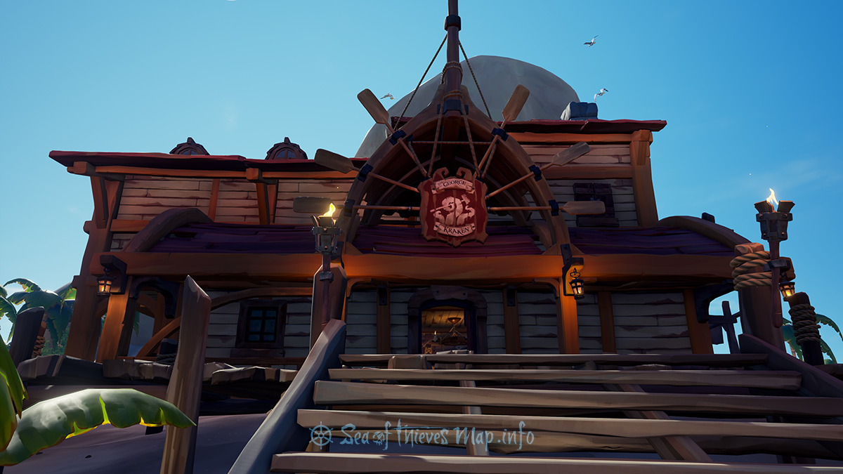 Sea Of Thieves Map - Sanctuary Outpost - Tavern