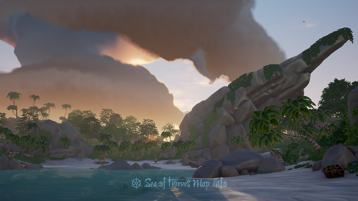 Sea Of Thieves Map - Adventure Island - Cannon Cove