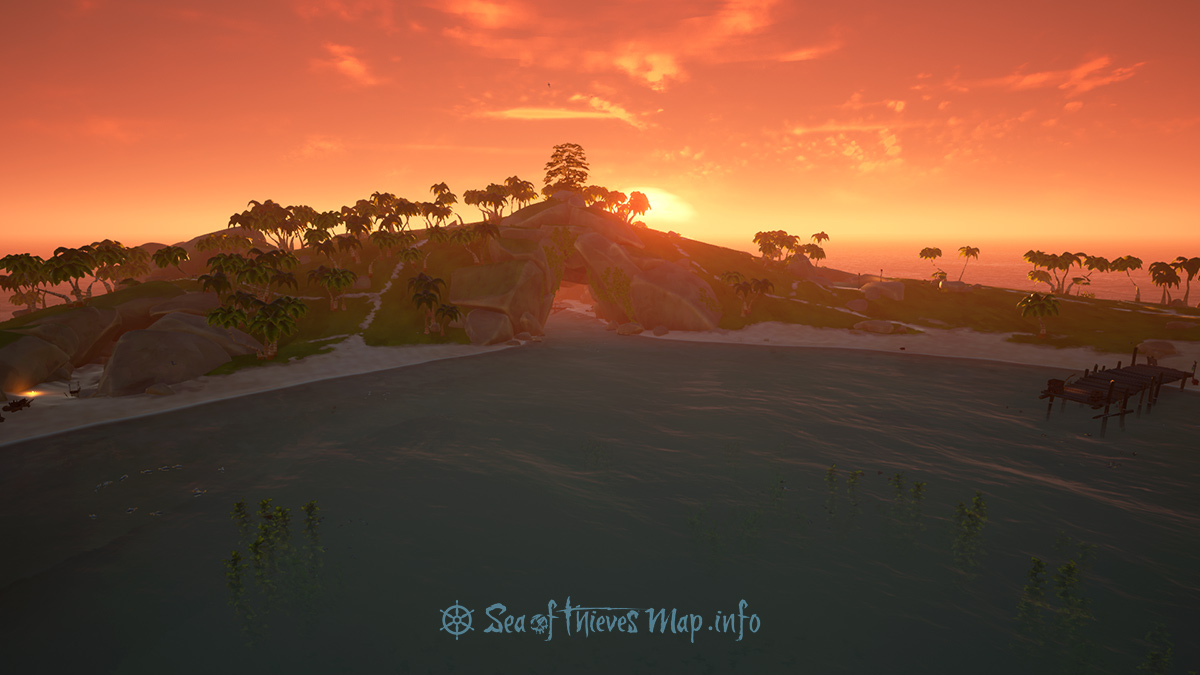 Sea Of Thieves Map - Adventure Island - Crescent Isle