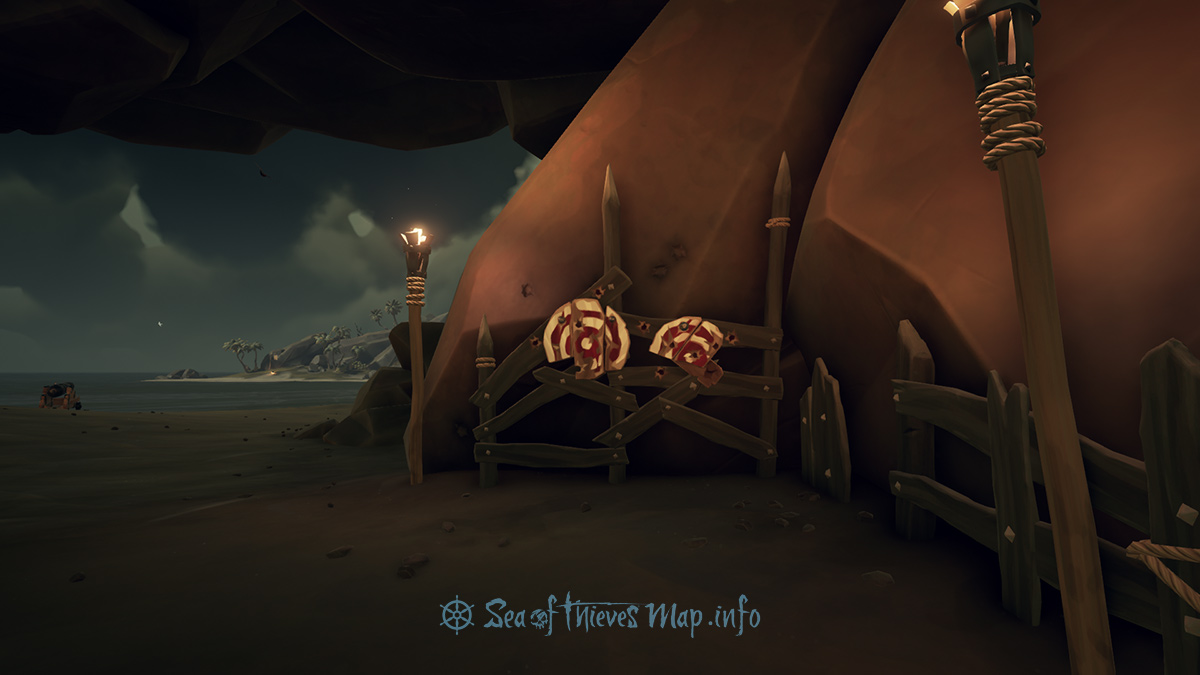 Sea Of Thieves Map - Reading this map at the shooting range is wise, another clue it does disguise - Riddle Step