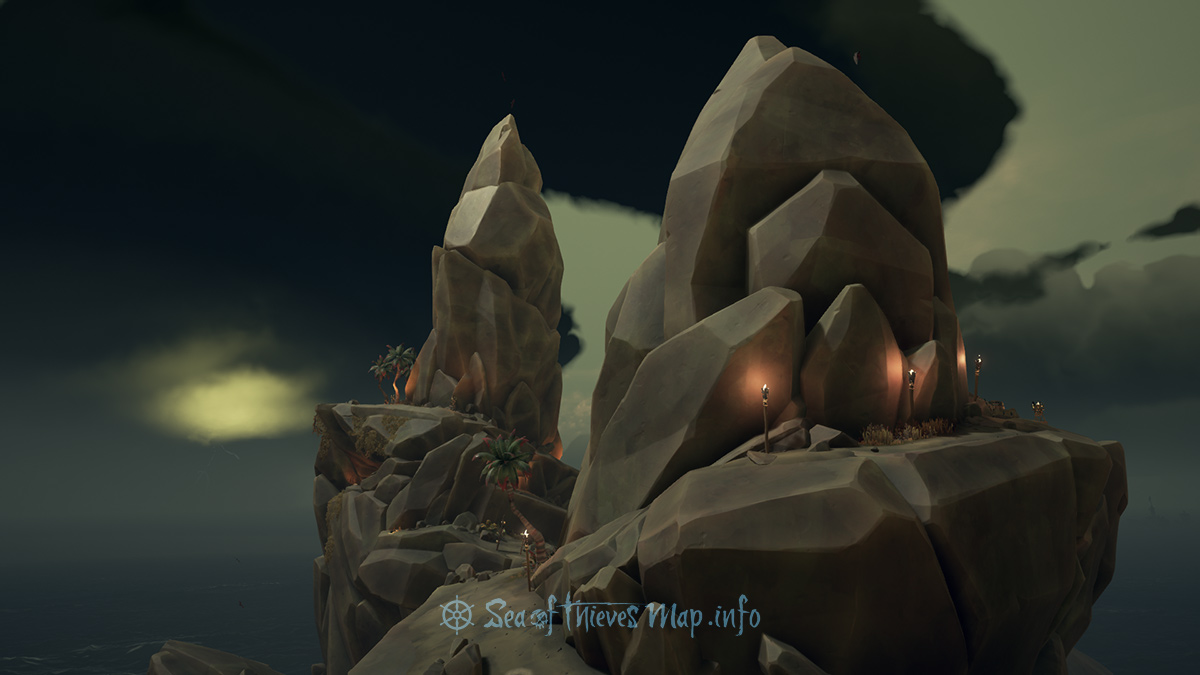 Sea Of Thieves Map - Adventure Island - The Crooked Masts