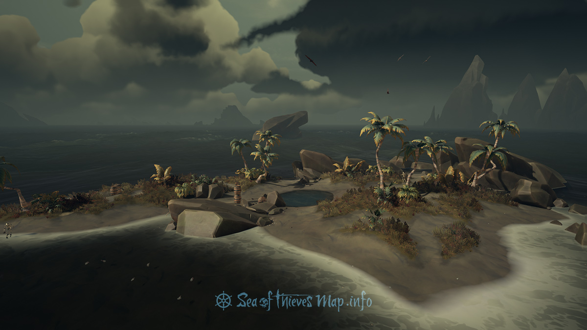 Sea Of Thieves Map - Adventure Island - Blind Man's Lagoon