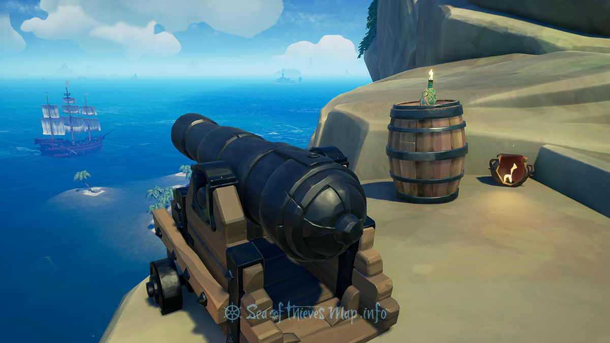 Sea Of Thieves Map - Keel Haul Fort - Land Cannon
